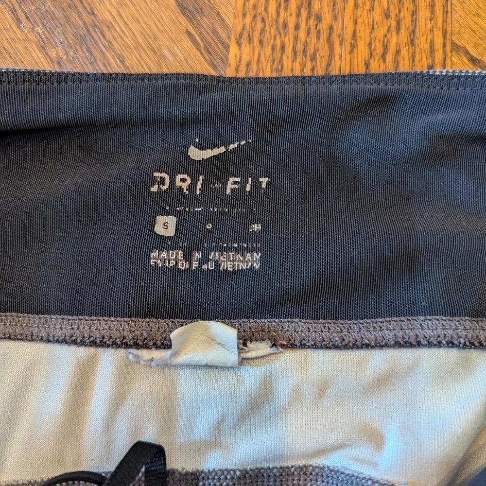 Gray and Black Athletic Leggings
